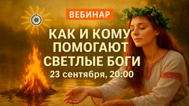 Вебинар: Как и Кому Помогают Светлые Боги.